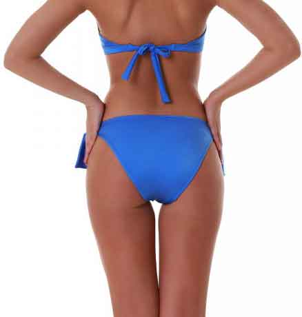 Μπλε Δετο Σλιπ Μαγιο Fashion Solids by Bluepoint