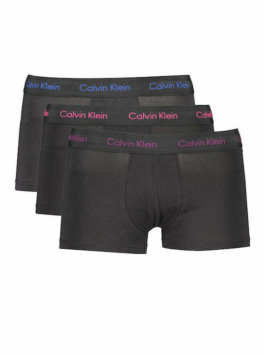 3 Pack Black Boxer Low Rise Calvin Klein