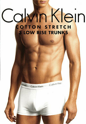 3 Pack Black Boxer Low Rise Calvin Klein