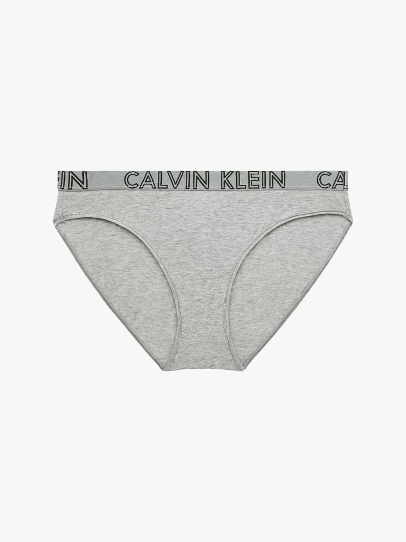 Γκρι γυναικείο σλιπ Calvin Klein με φαρδυ λαστιχο