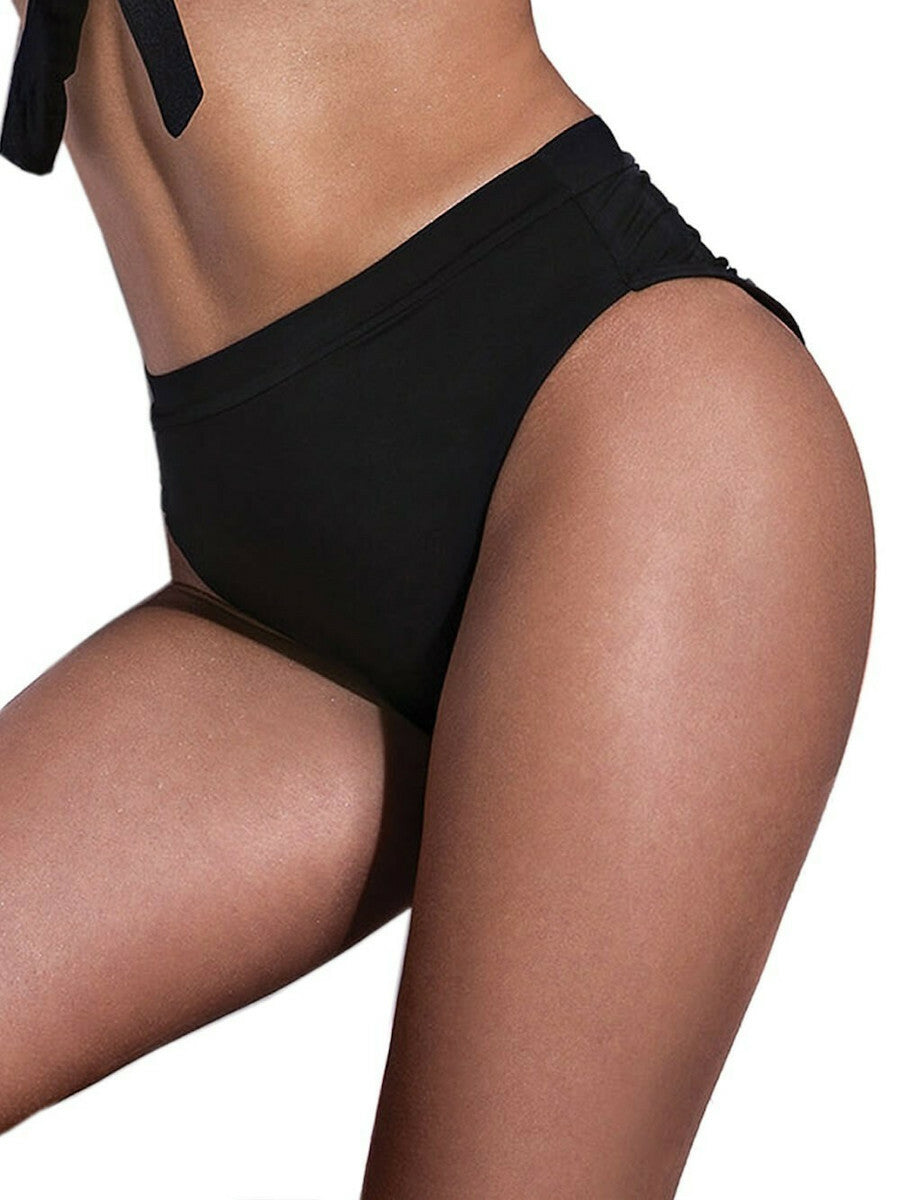 Μαυρο Ψηλομεσο Bikini Bottom Solids Bluepoint