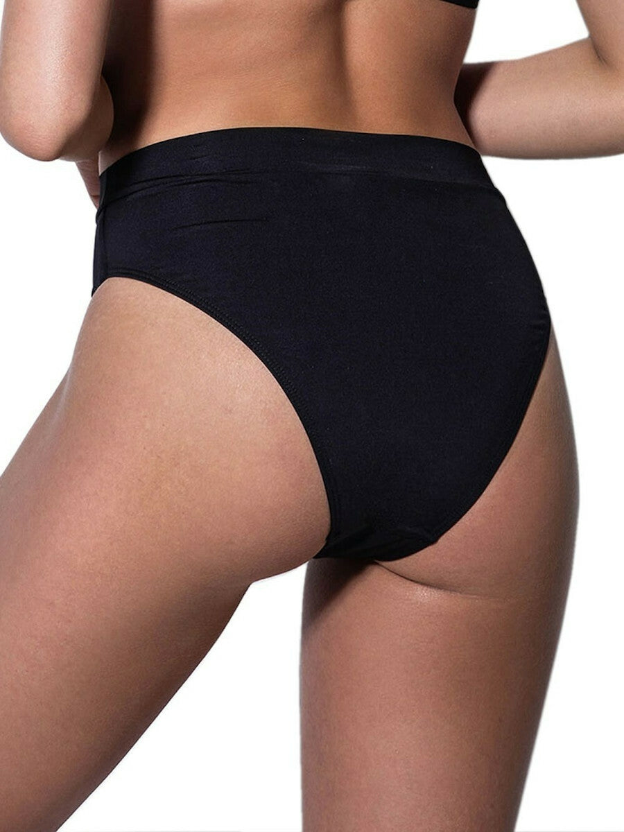 Μαυρο Ψηλομεσο Bikini Bottom Solids Bluepoint