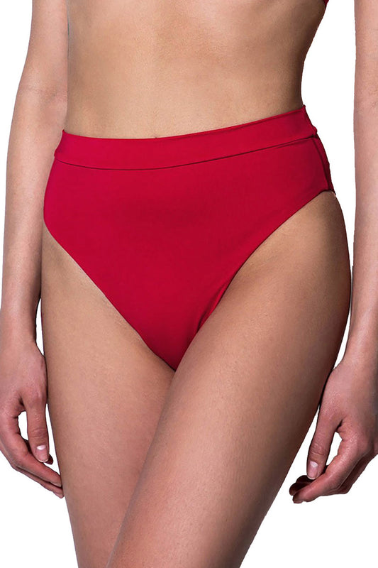 Κοκκινο Ψηλομεσο Bikini Bottom Solids Bluepoint