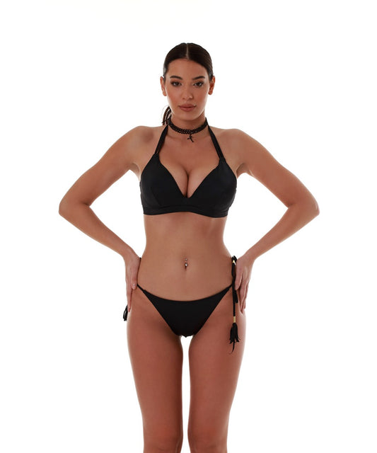Μαυρο Solids Top Halter Cup D