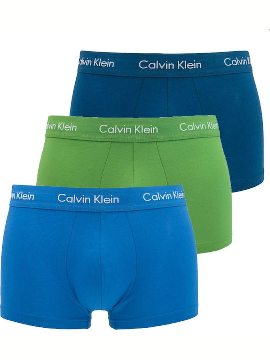 Τριπλή συσκευασία βαμβακερά μποξερ, τύπου low rise trunks, Calvin Klein
